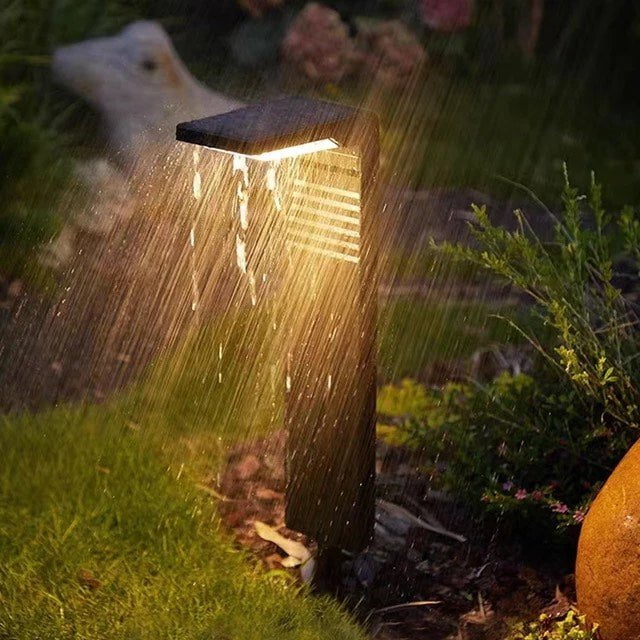 EcoGlow | Solar Powered Garden Light with Warm White LED | Weatherproof Design for Outdoor Ambiance 0