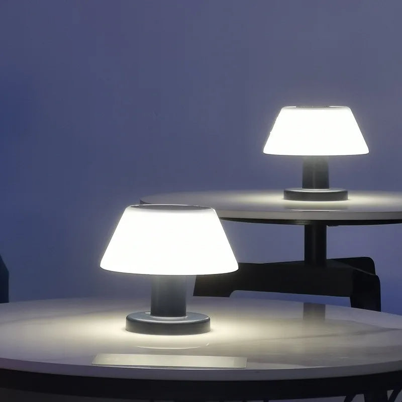 EcoGlow | Solar Table Lamp with Wireless Operation & Waterproof Design | Modern Eco-Friendly Lighting for Indoor & Outdoor Use 1