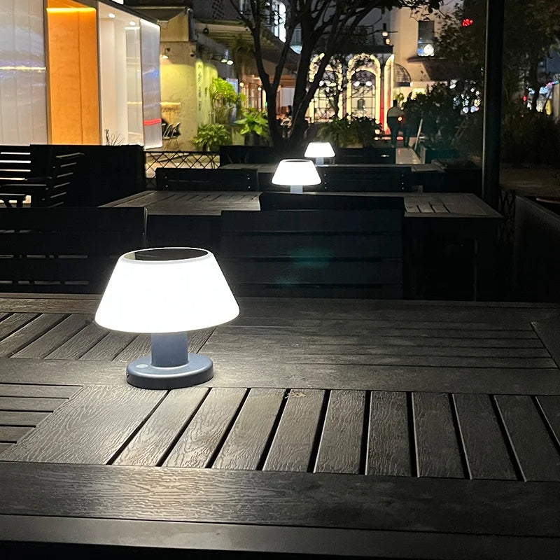 EcoGlow | Solar Table Lamp with Wireless Operation & Waterproof Design | Modern Eco-Friendly Lighting for Indoor & Outdoor Use 3
