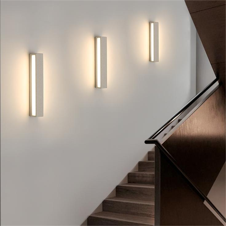 Edge Collection | LED Outdoor Wall Lamp with Up-and-Down Lighting | Modern Design for Patios and Gardens 7