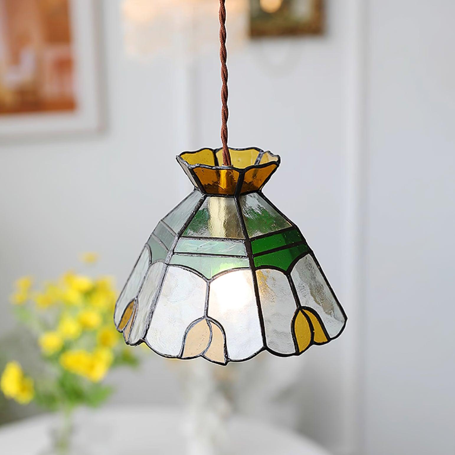 Eldine | Glass Pendant Light with Adjustable Height & Dimmable Feature | Elegant Kitchen Pendant Lighting for Stunning Illumination 4