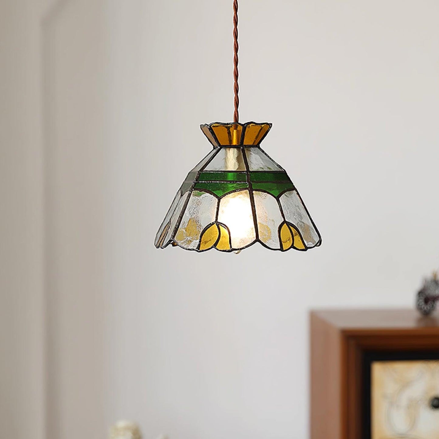 Eldine | Glass Pendant Light with Adjustable Height & Dimmable Feature | Elegant Kitchen Pendant Lighting for Stunning Illumination 5