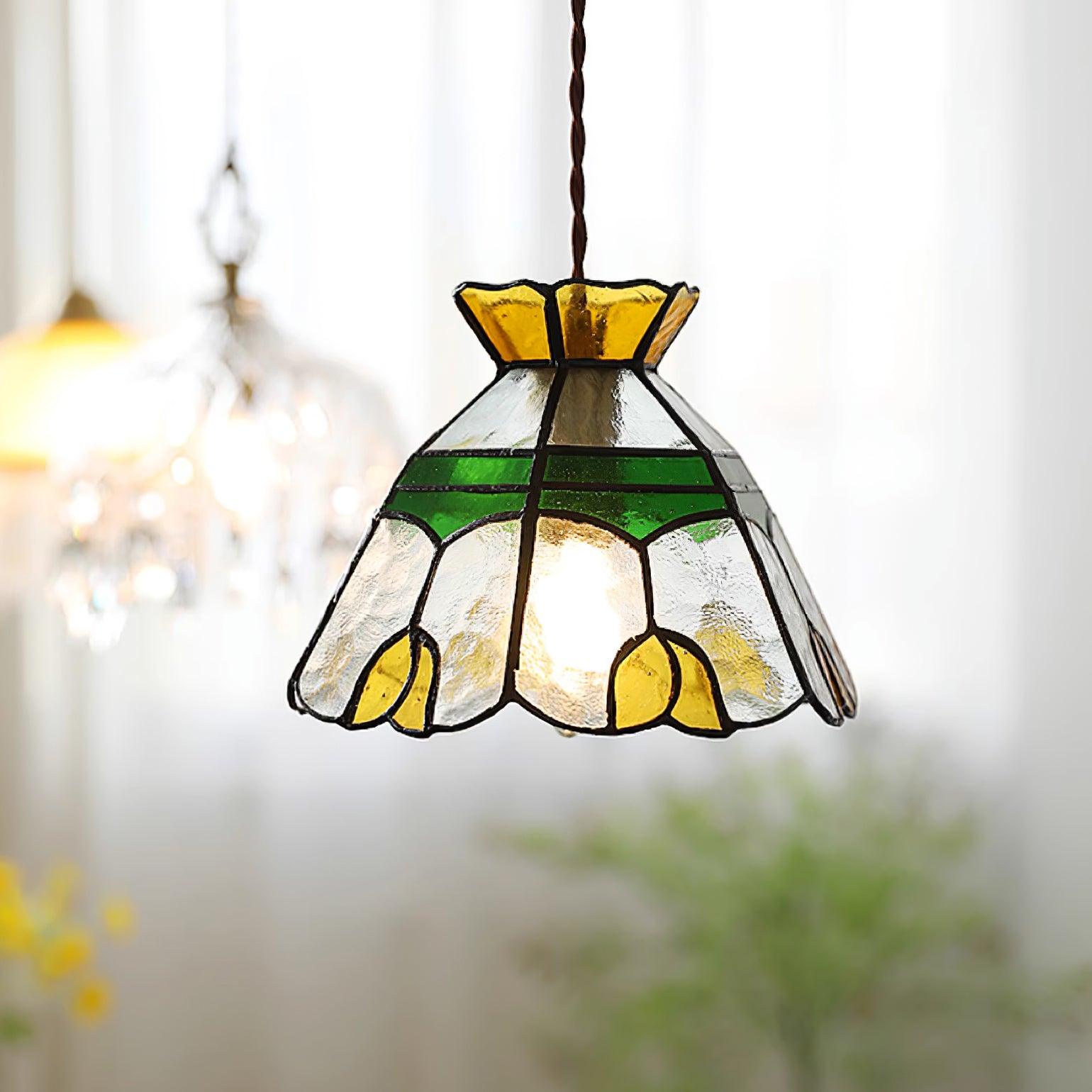Eldine | Glass Pendant Light with Adjustable Height & Dimmable Feature | Elegant Kitchen Pendant Lighting for Stunning Illumination 8