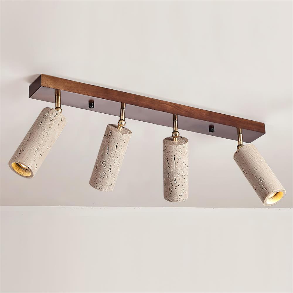 Elegant 3-Light Ceiling Spotlight with Adjustable Direction & Wood Canopy | Stylish Illumination for Kitchen and Living Room 10