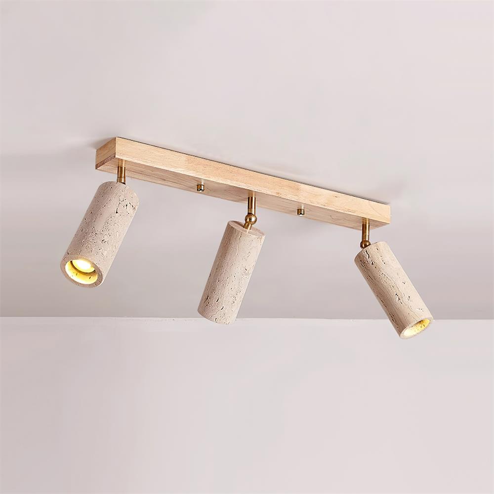 Elegant 3-Light Ceiling Spotlight with Adjustable Direction & Wood Canopy | Stylish Illumination for Kitchen and Living Room 11