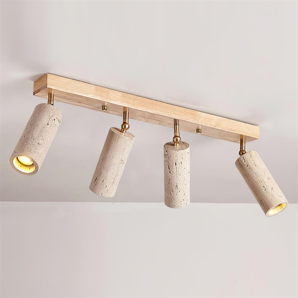 Elegant 3-Light Ceiling Spotlight with Adjustable Direction & Wood Canopy | Stylish Illumination for Kitchen and Living Room 9