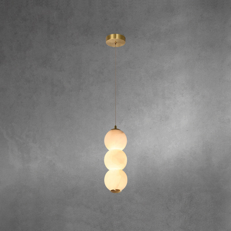 Elegant Alabaster Pendant Light with Adjustable Height & Dimmable Options | Stylish Kitchen Pendant Lighting for Modern Interiors 5