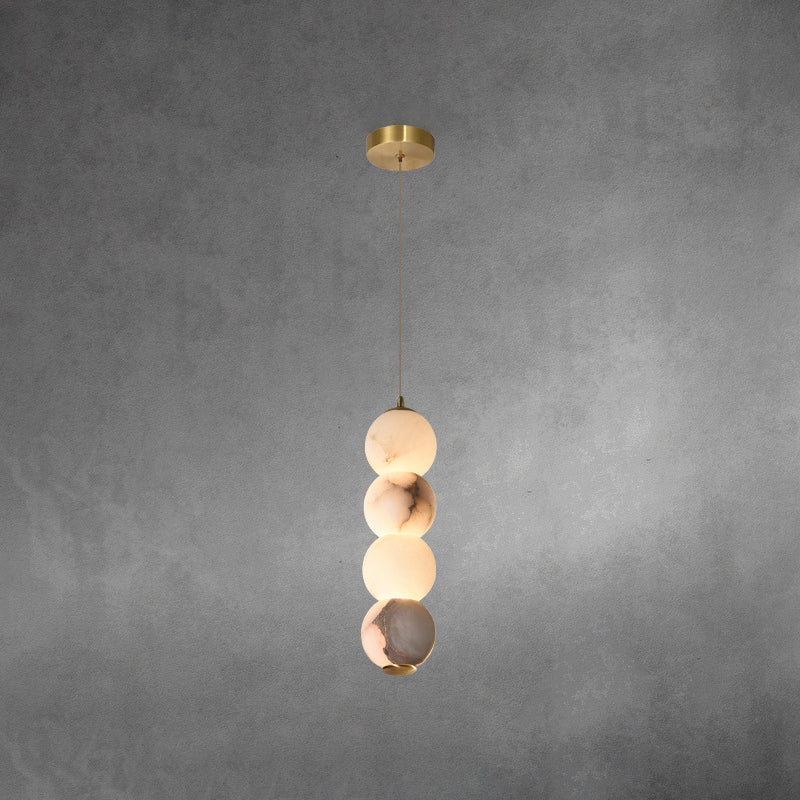 Elegant Alabaster Pendant Light with Adjustable Height & Dimmable Options | Stylish Kitchen Pendant Lighting for Modern Interiors 6