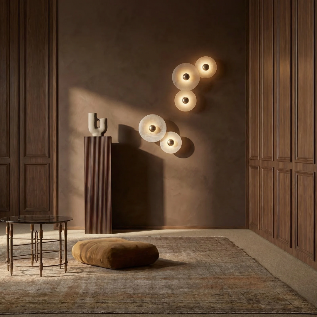 Elegant Alabaster Wall Lamp | Soft Diffused Lighting for Modern Interiors 3