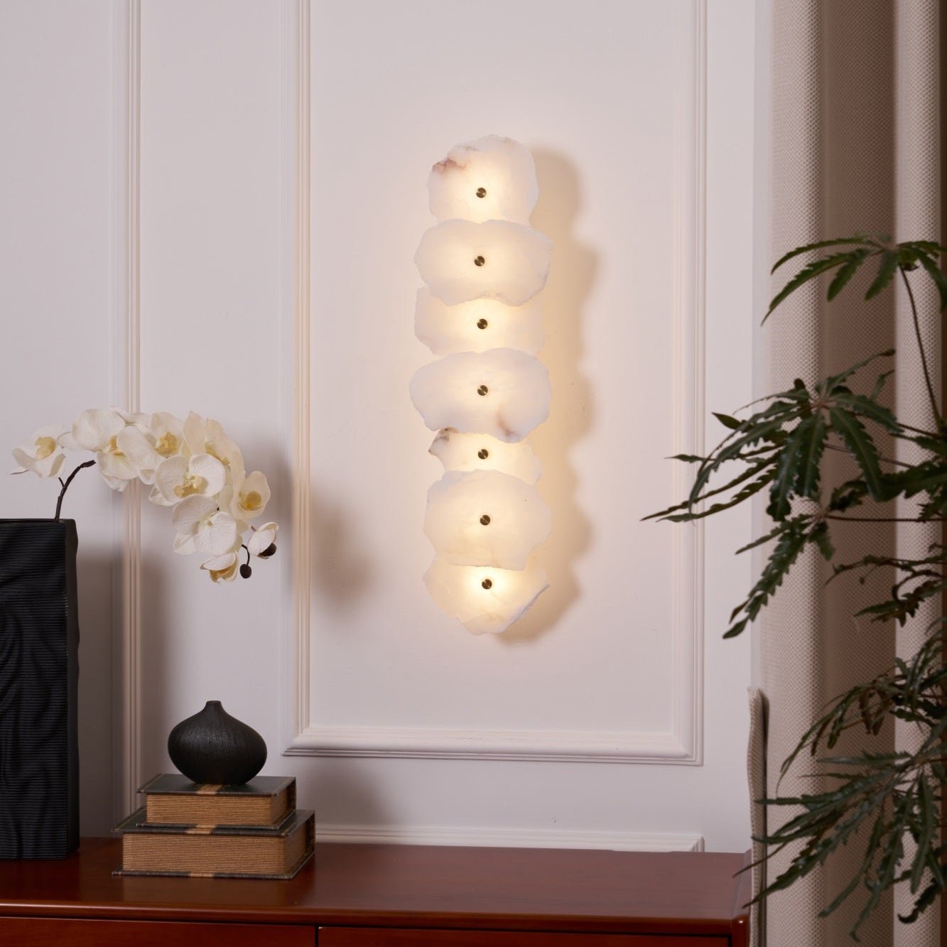 Elegant Alabaster Wall Lamp | Soft LED Sconce Light for Modern Interiors 5
