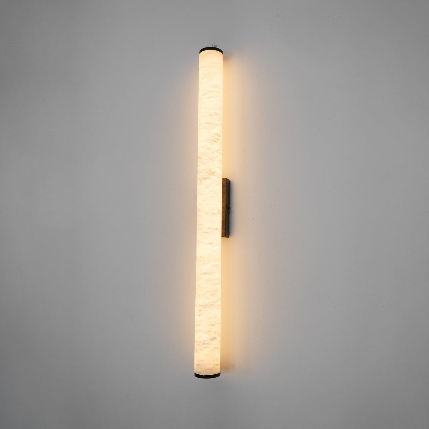 Elegant Alabaster Wall Lamp with Vintage Brass Frame | Stylish Wall Sconce Lighting for Cozy Indoor Spaces 10