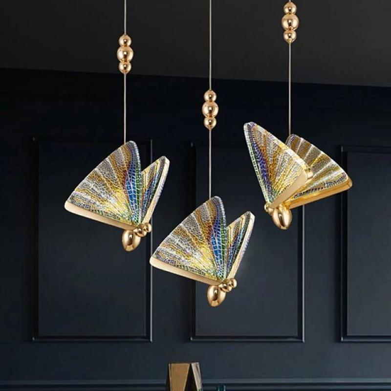 Elegant Art Deco Pendant Light with Metallic Finish | Stylish Kitchen Pendant Lighting for Modern Spaces 2