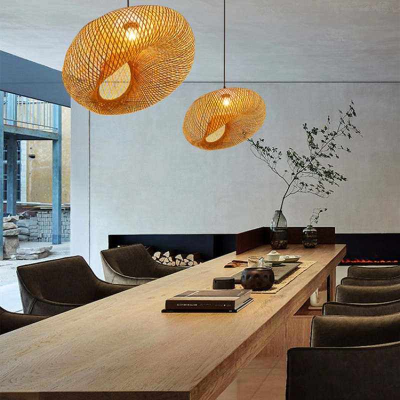 Bamboo Hand-Woven Pendant Light | 3 Sizes
