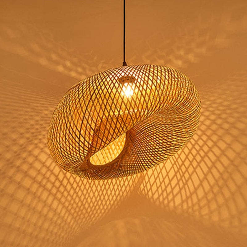 Bamboo Hand-Woven Pendant Light | 3 Sizes