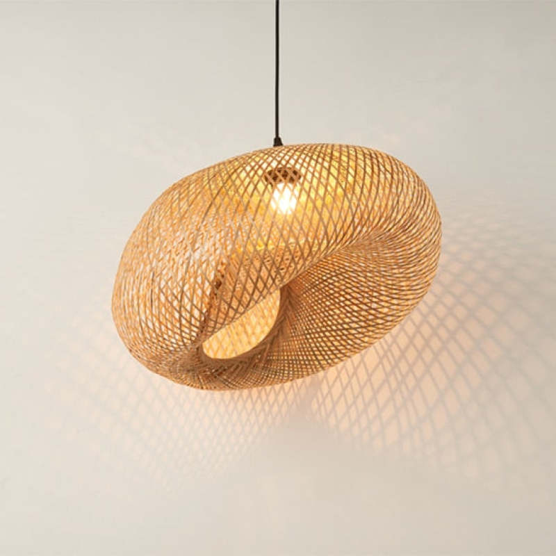 Bamboo Hand-Woven Pendant Light | 3 Sizes