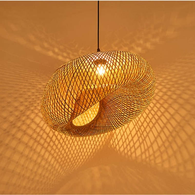 Bamboo Hand-Woven Pendant Light | 3 Sizes