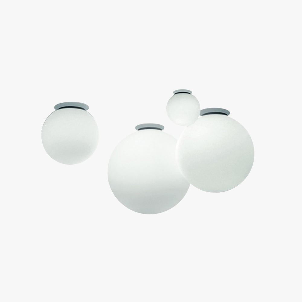 Elegant Bubble Sphere Flush Mount Ceiling Light Fixture | Modern Design for Cozy Ambiance 1