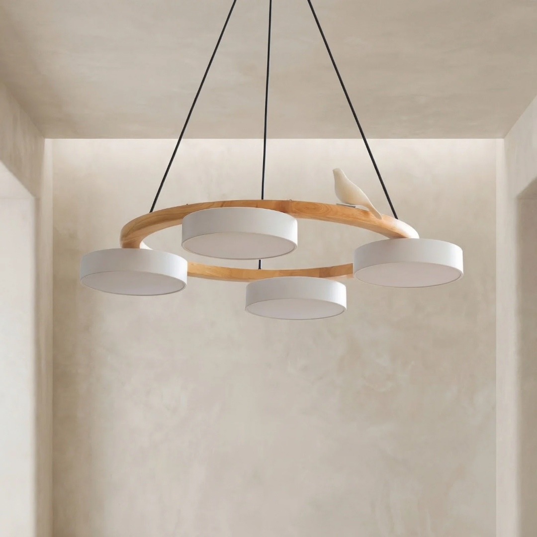 Elegant Collection | Modern Chandelier Light with Bird-Inspired Design | Artistic Illumination for Dining Room Decor 0