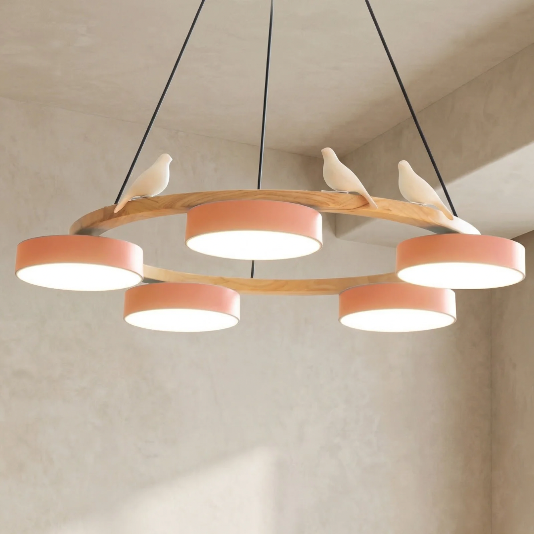 Elegant Collection | Modern Chandelier Light with Bird-Inspired Design | Artistic Illumination for Dining Room Decor 10