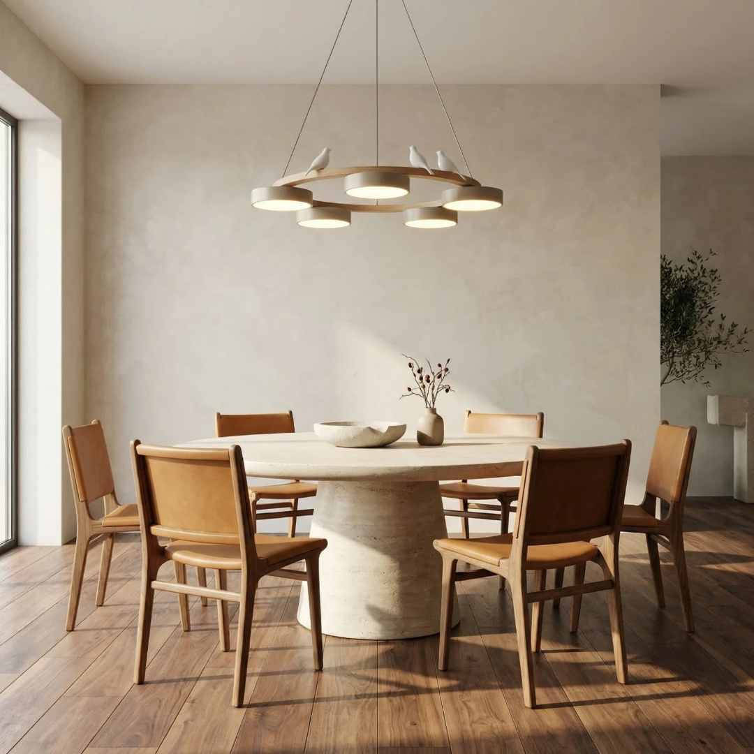 Elegant Collection | Modern Chandelier Light with Bird-Inspired Design | Artistic Illumination for Dining Room Decor 3