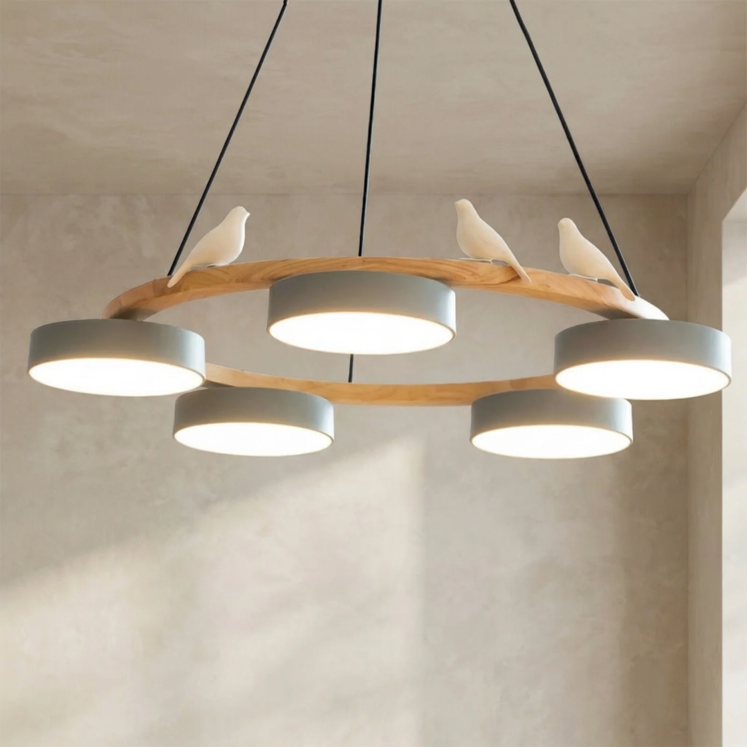 Elegant Collection | Modern Chandelier Light with Bird-Inspired Design | Artistic Illumination for Dining Room Decor 5