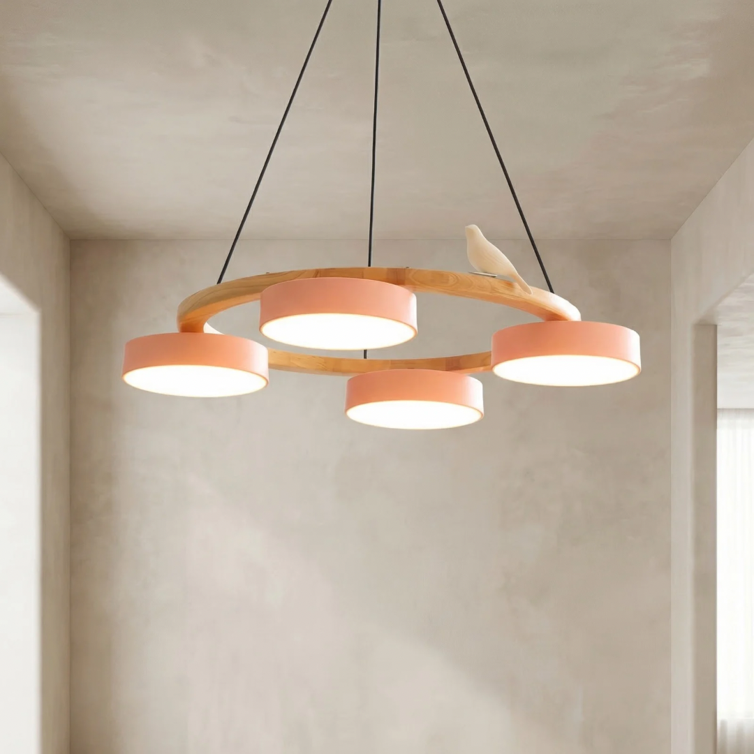 Elegant Collection | Modern Chandelier Light with Bird-Inspired Design | Artistic Illumination for Dining Room Decor 8