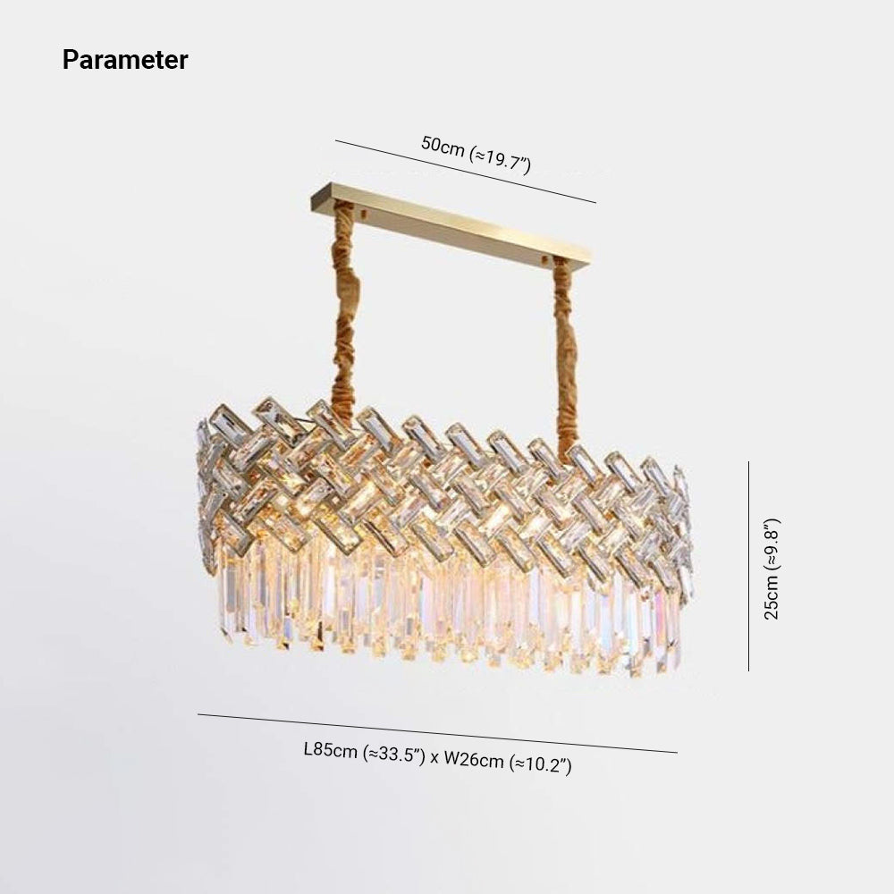 Elegant Crystal Chandelier Light with 12 LED Bulbs | Postmodern Design for Modern Bedrooms and Living Rooms