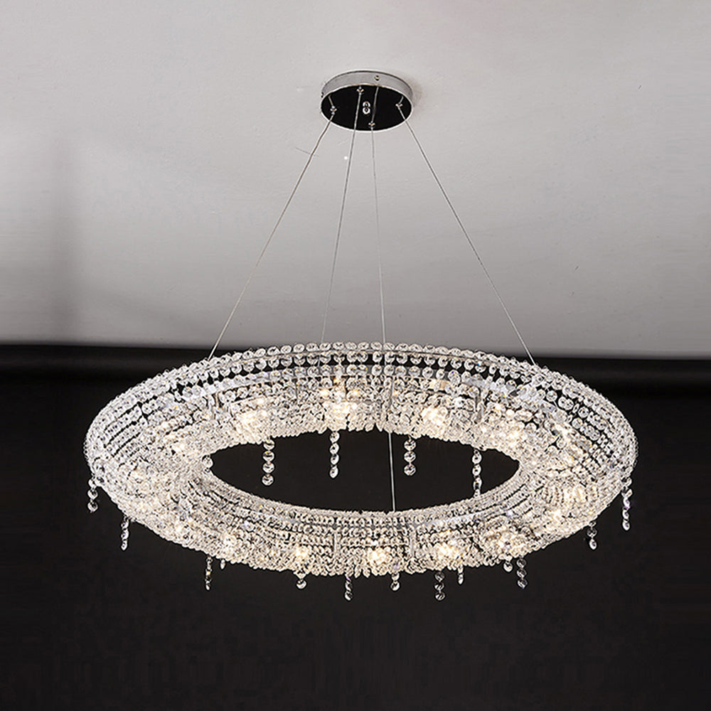 Crystal Ring Chandelier | 2 Sizes