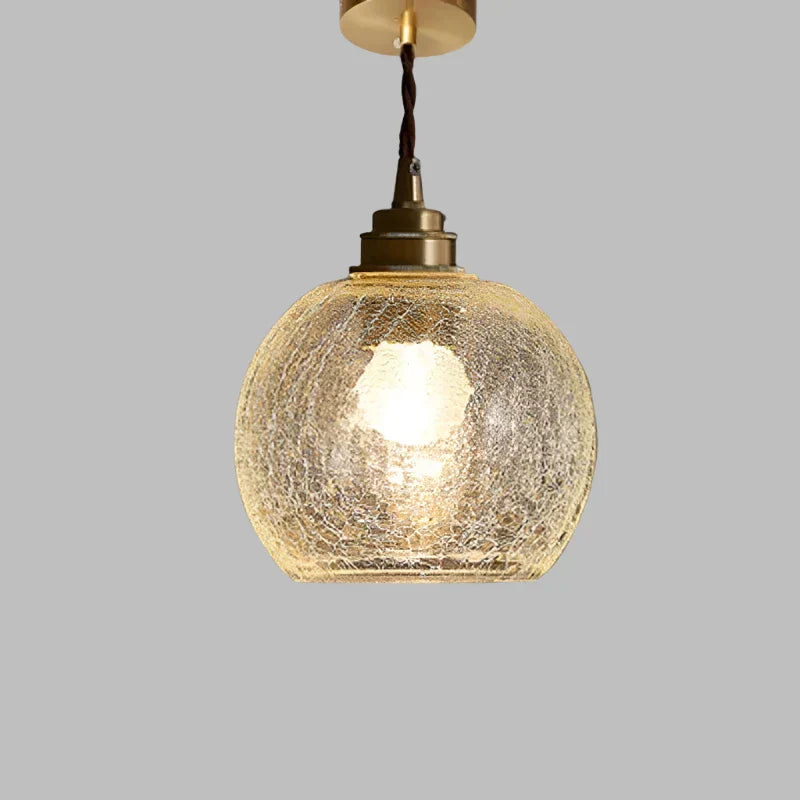 Elegant Crystal Glass Pendant Light | Nordic Design Ceiling Fixture for Dining Room Ambiance 0