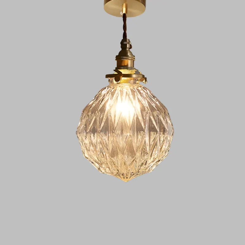 Elegant Crystal Glass Pendant Light | Nordic Design Ceiling Fixture for Dining Room Ambiance 10