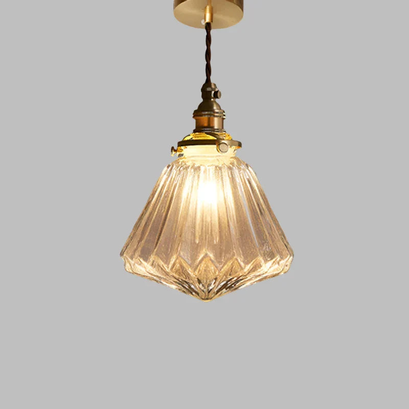Elegant Crystal Glass Pendant Light | Nordic Design Ceiling Fixture for Dining Room Ambiance 11