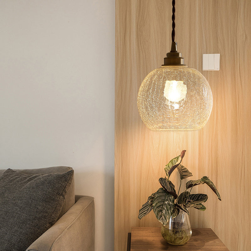 Elegant Crystal Glass Pendant Light | Nordic Design Ceiling Fixture for Dining Room Ambiance 4