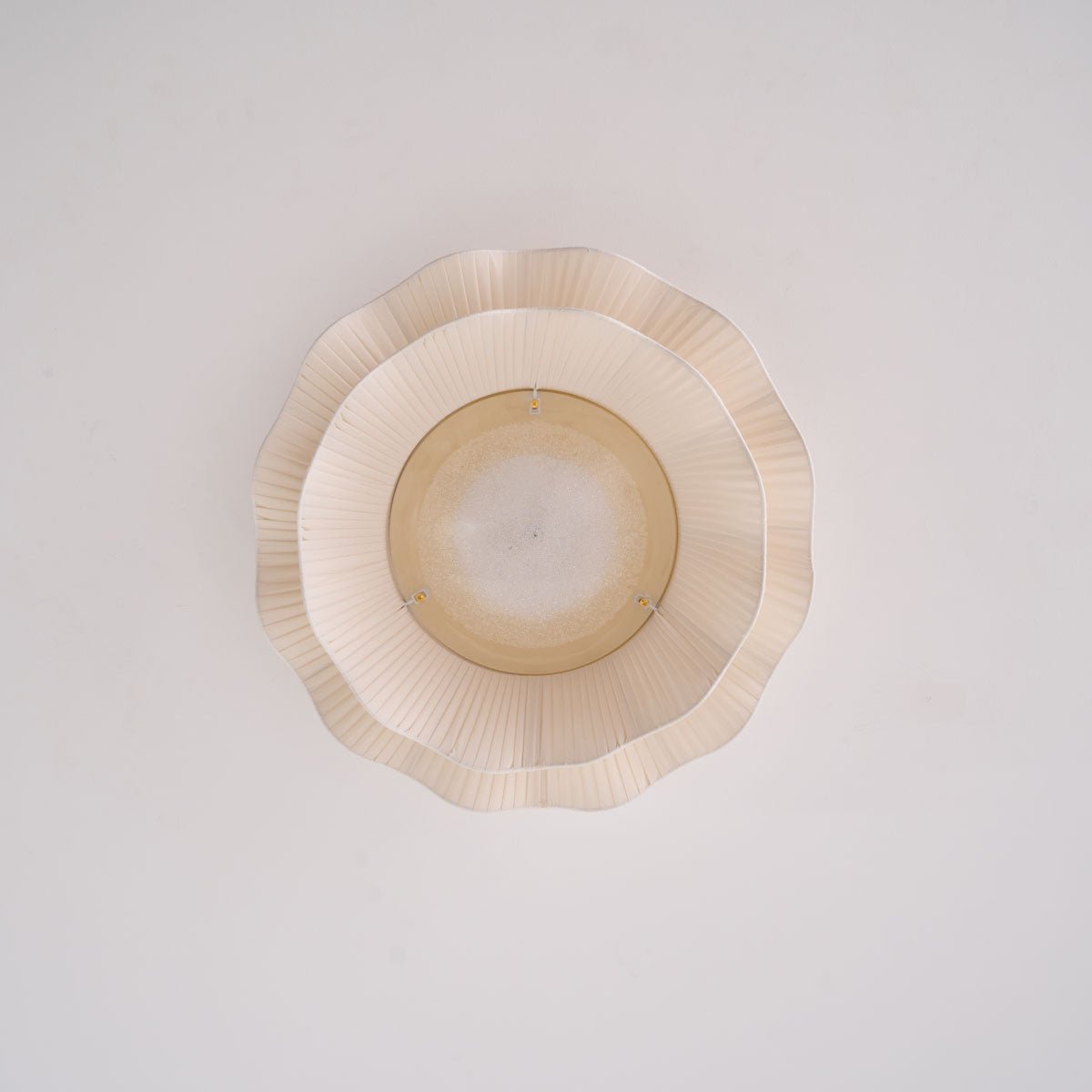 Elegant Fabric Wave Flush Mount Ceiling Light with Soft LED Illumination | Modern Fixture for Ambient Lighting 7