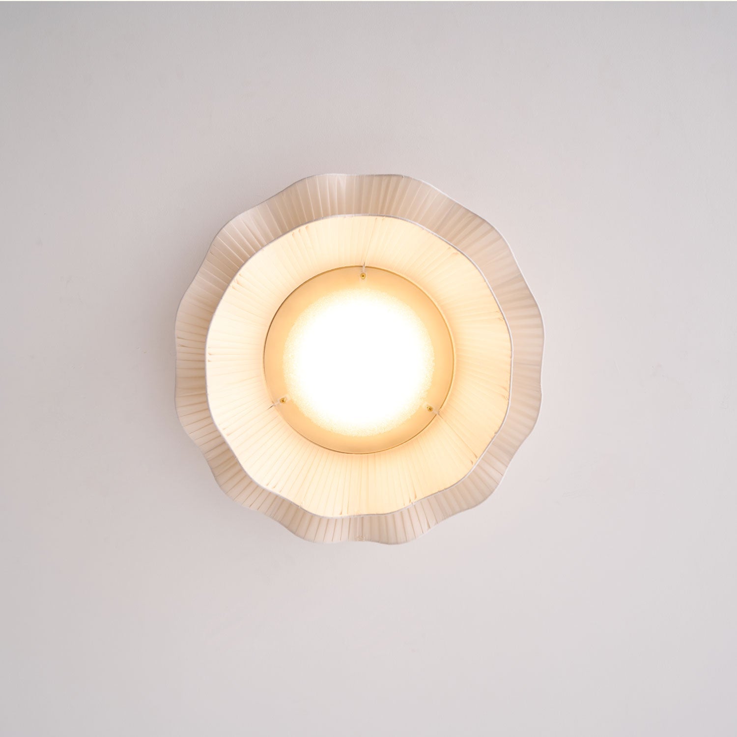 Elegant Fabric Wave Flush Mount Ceiling Light with Soft LED Illumination | Modern Fixture for Ambient Lighting 8