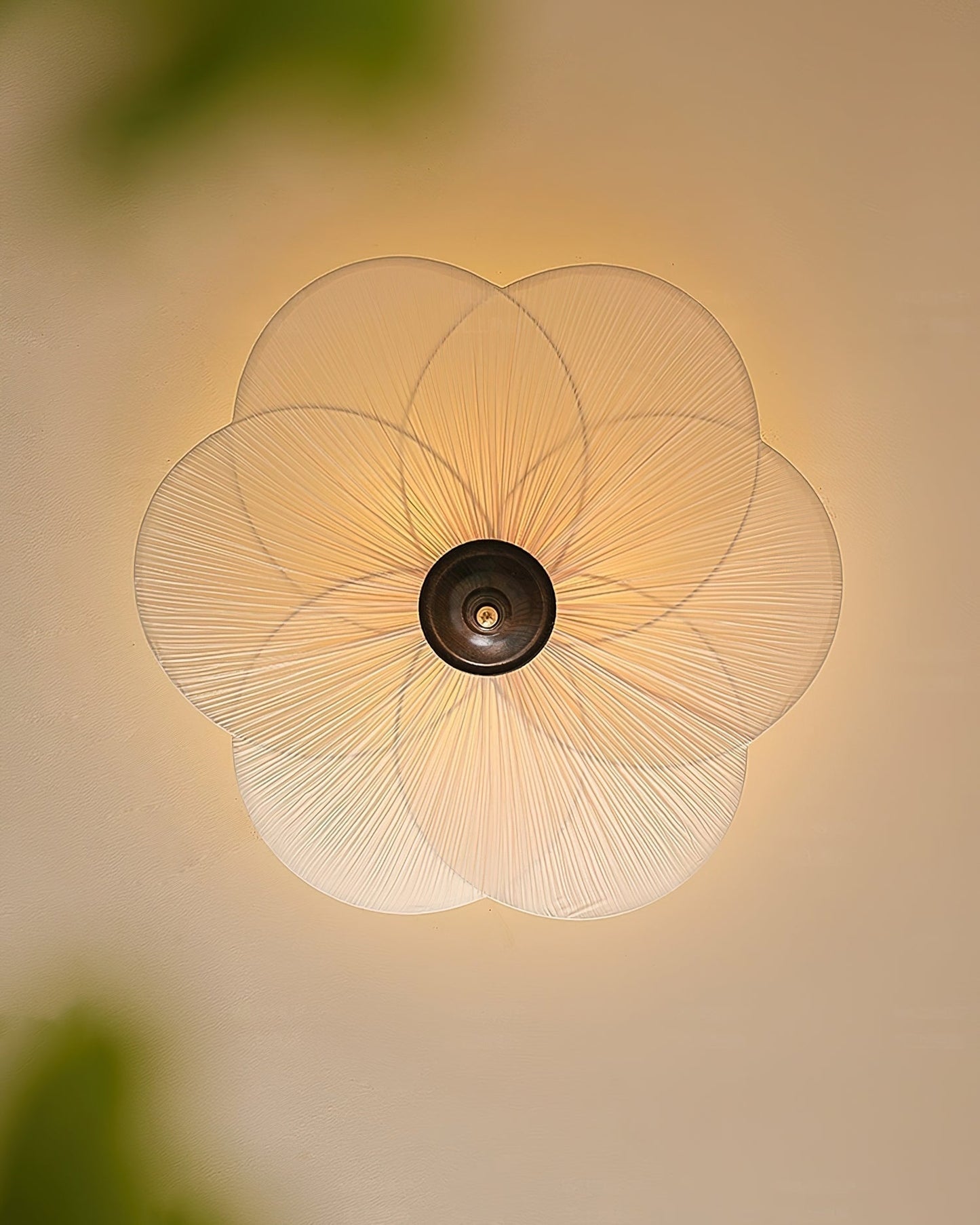 Elegant Flush Mount Ceiling Light Fixture with Metal Canopy | Dimmable LED Compatible for Modern Spaces 6