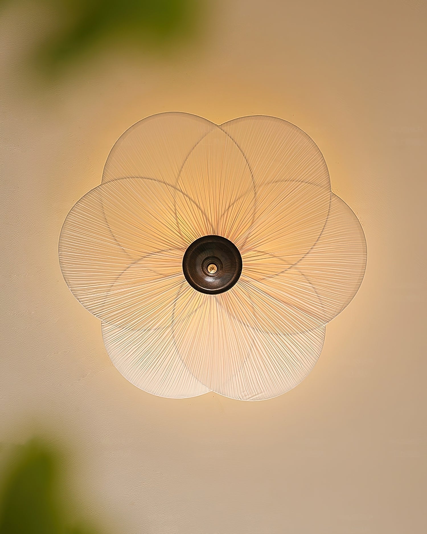 Elegant Flush Mount Ceiling Light Fixture with Metal Canopy | Dimmable LED Compatible for Modern Spaces 6