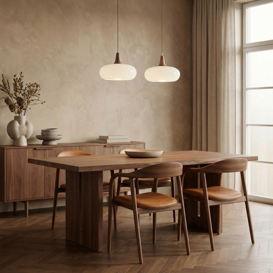 Elegant Glass Pendant Lamp | Adjustable Height Kitchen Pendant Lighting for Cozy Ambiance 7