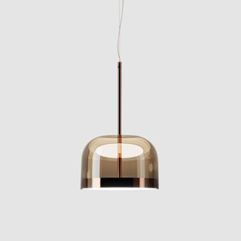 Valentina Glass Pendant Light | Dia24/36cm | Black/Gold