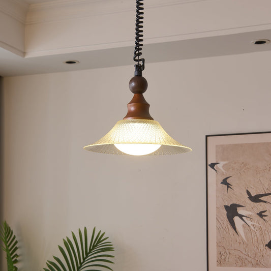 Elegant Glass Pendant Light with Frosted Globe & Vintage Design for Cozy Kitchen Island Ambiance 0