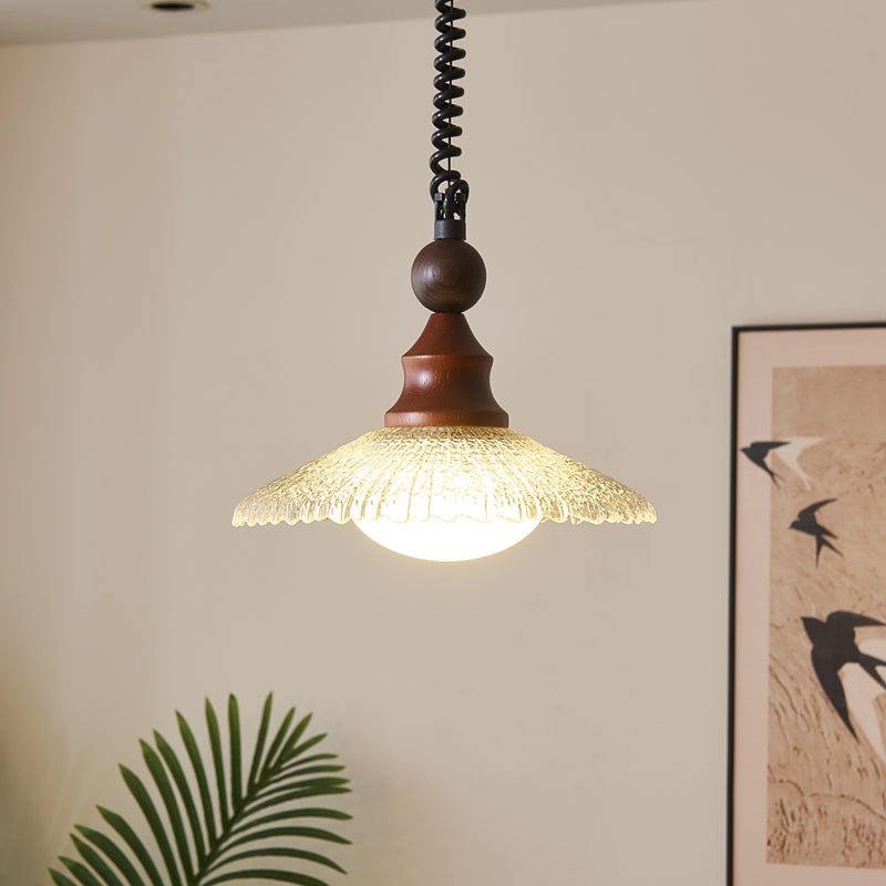 Elegant Glass Pendant Light with Frosted Globe & Vintage Design for Cozy Kitchen Island Ambiance 1