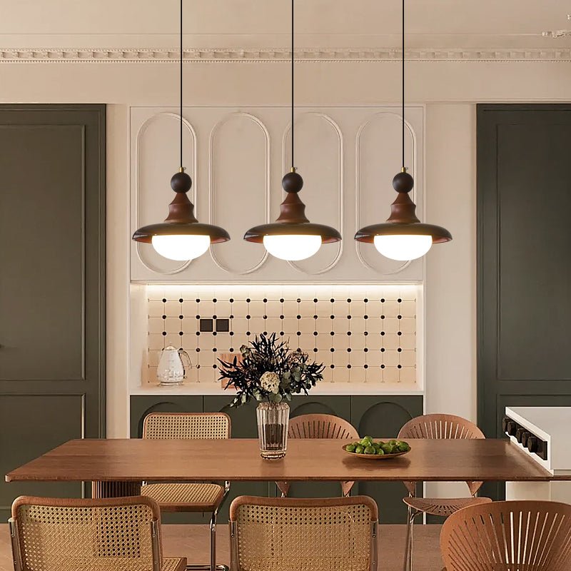 Elegant Glass Pendant Light with Frosted Globe & Vintage Design for Cozy Kitchen Island Ambiance 6