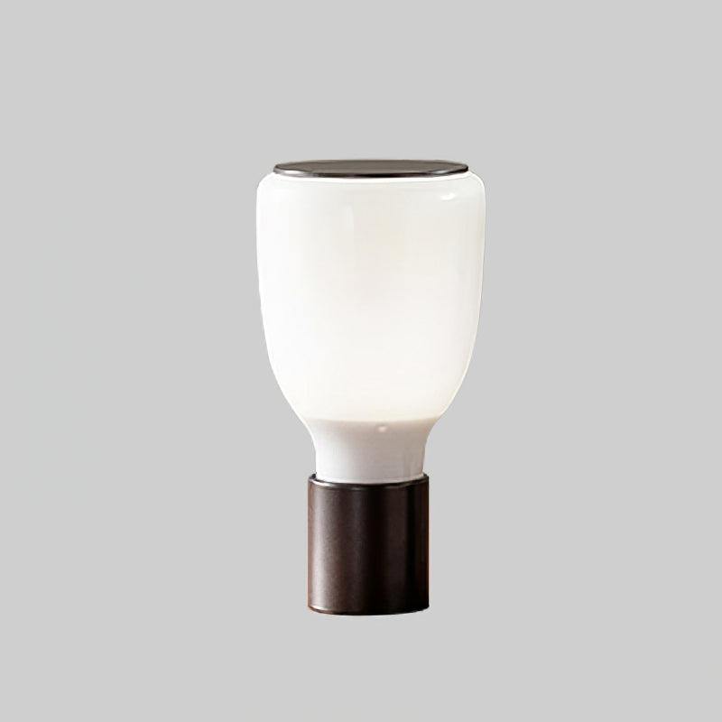Elegant Glass Table Lamp with Inline On/Off Switch | Stylish Bedside Lighting for Modern Decor 3