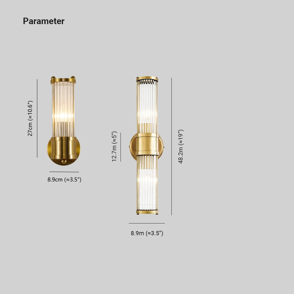 Elegant Gold Glass Wall Lamp | Modern Design with Optimal Light Diffusion | Versatile Wall Sconce Lighting for Any Room 4