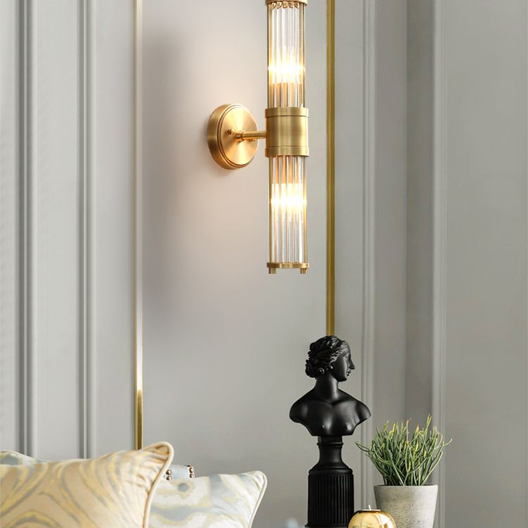 Elegant Gold Glass Wall Lamp | Modern Design with Optimal Light Diffusion | Versatile Wall Sconce Lighting for Any Room 5