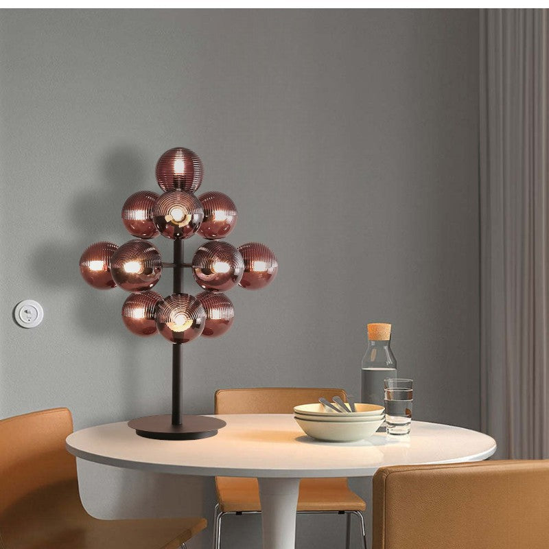 Elegant Grape Table Lamp | Unique Grapes-Inspired Design for Artistic Bedroom Lighting 1