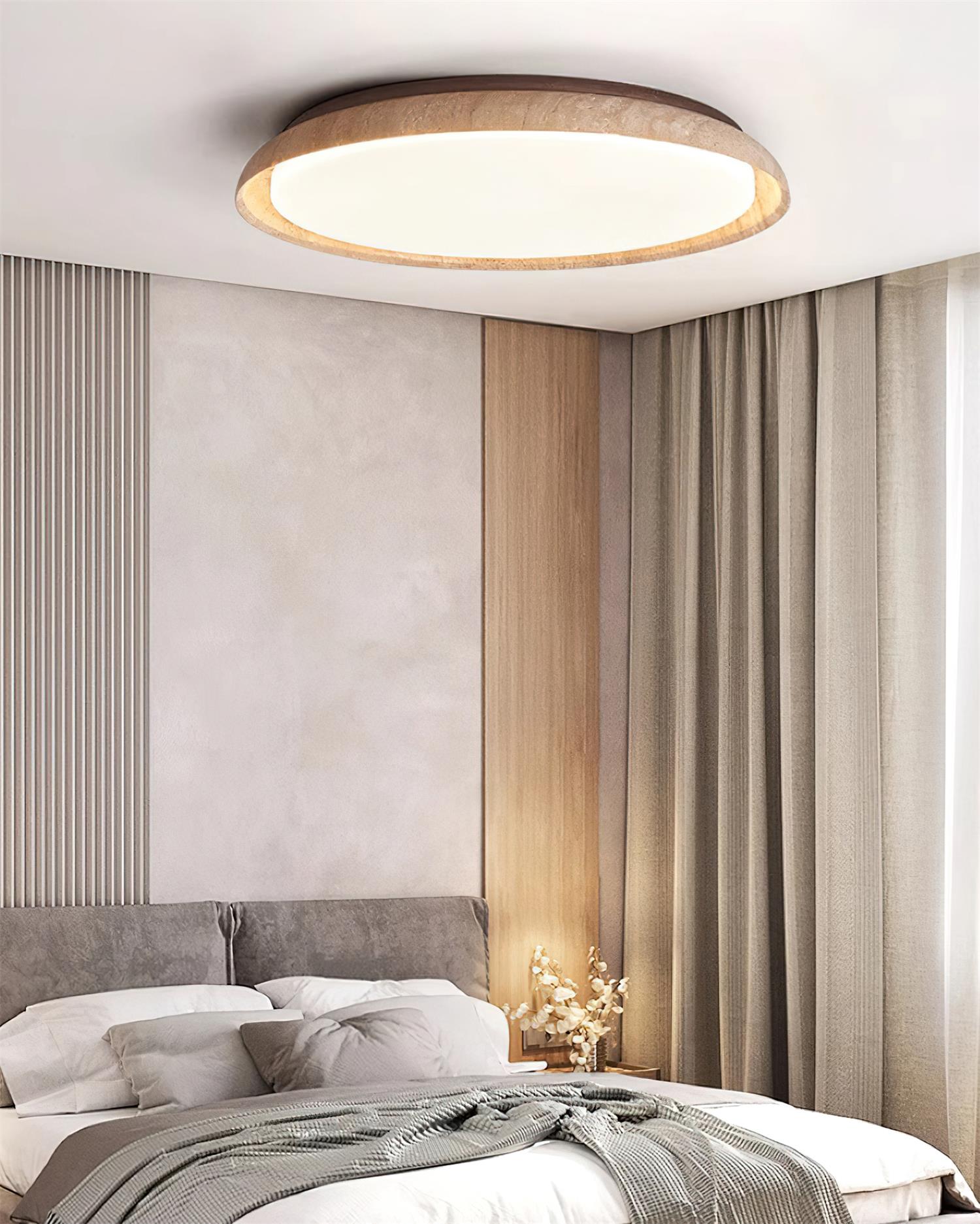 Elegant Halo | Flush Mount Ceiling Light with Integrated LED Design | Modern Fixture for Cozy Ambiance 3