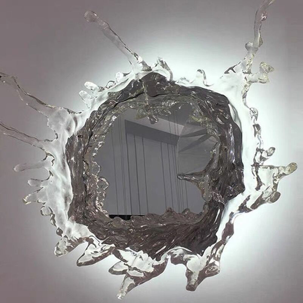 Elegant Indoor Wall Lamp | Water Ripple Design with Dimmable LED Bulb | Stylish Wall Lights for Bathroom and Dining Room 4