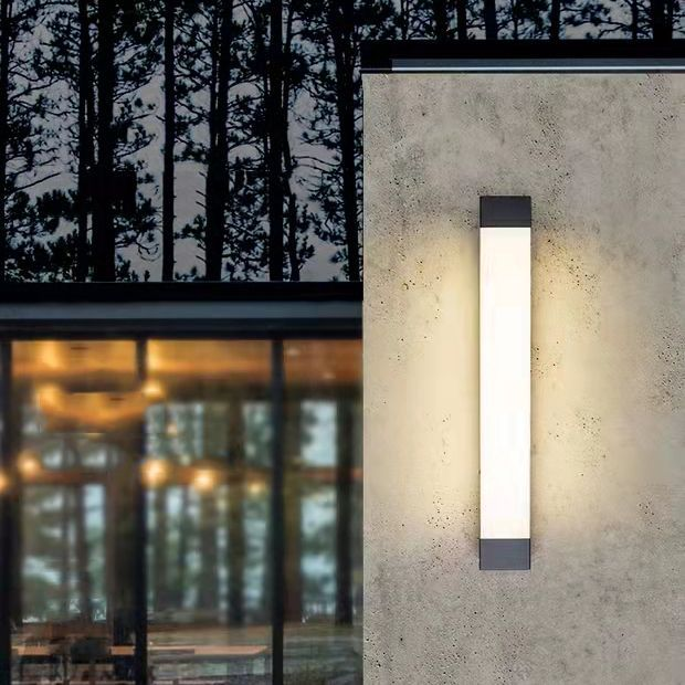 Elegant LED Wall Sconce | Minimalist Outdoor Wall Light with Up-Down Lighting | Perfect for Indoor and Outdoor Spaces 1