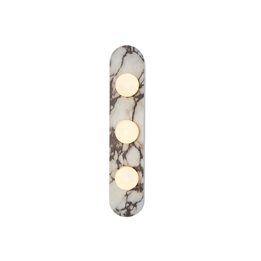 Elegant Marble Wall Lamp | Stylish Wall Sconce Lighting with Glass Shade | Modern Indoor Wall Lights for Sophisticated Ambiance 2