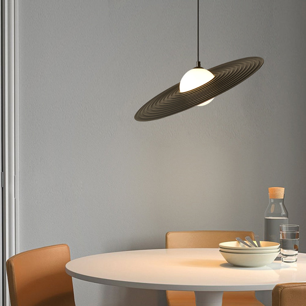Elegant Minimalist Black Pendant Light with Adjustable Chain for Modern Interiors 3